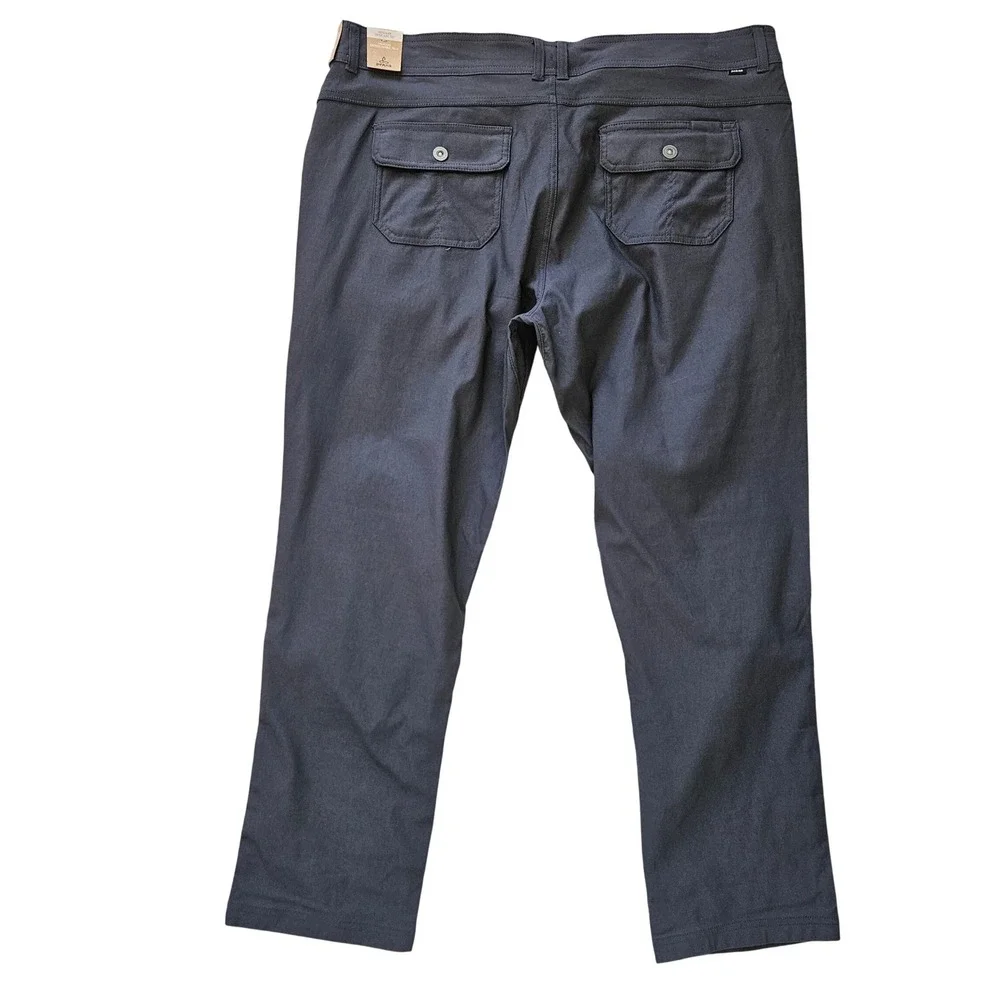 prAna Halle Straight Pant Plus‎ II Coal Gray 18W/RG 1971032 Hiking Outdoor New